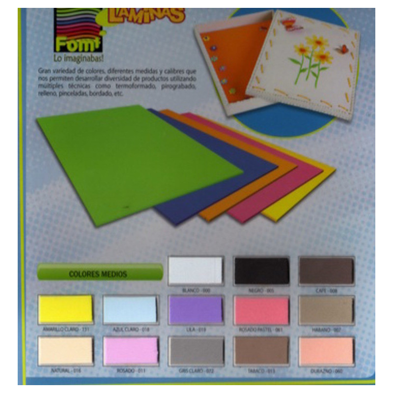 LAMINA EVA 2MM 40*60 FUCSIA PTE 10U FAIBO 1655-12