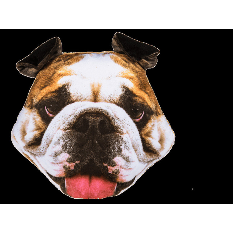 COJIN ANIMALES PERRITOS CARA BULLDOG 40CM UNIDAD 32/2057 OOTB