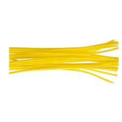 VARILLA LIMPIAPIPAS AMARILLO 30CM B/ 50U APLI 13272 ^