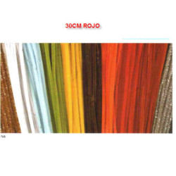 VARILLA LIMPIAPIPAS ROJO 30CM APLI B/ 50U 13274 ^