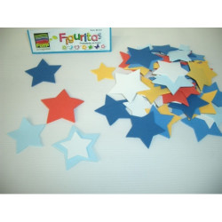 FIGURAS EVA 2MM ESTRELLAS F6120-099 ^