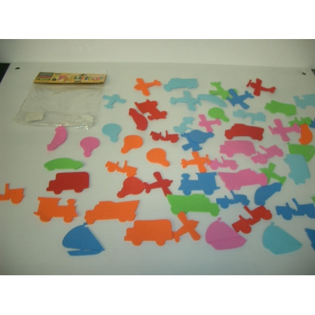 FIGURAS EVA 2MM MEDIOS TRANSPORTE F6135-099 ^