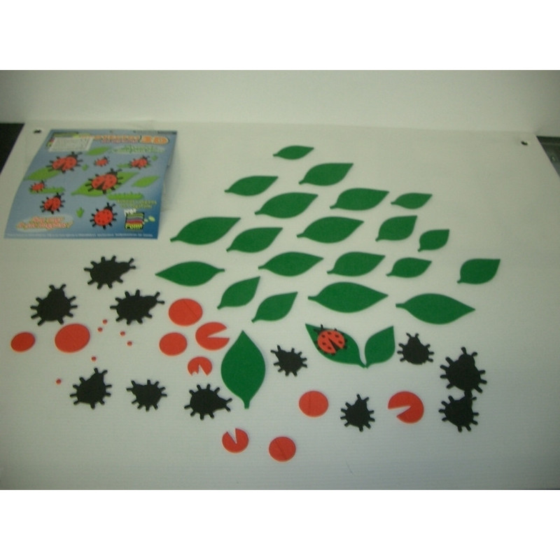 PROYECTOS 3D EVA 2MM ADHESIVAS MARIQUITAS F6169-099 ^