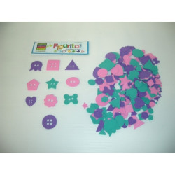 FIGURAS EVA 2MM BOTONES F6179-099 ^