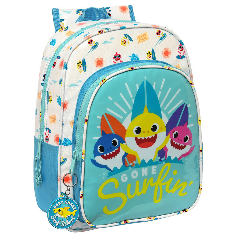 MOCHILA INFANTIL ADAPT.CARRO BABY SHARK "SURFING" SAFTA23 SEP 612360185