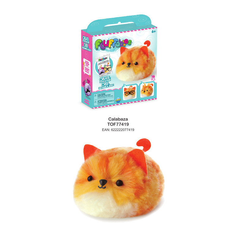 JUEGO PELUCHE FLUFFABLES PARA COSER COTTON PUMPKIN/CALABAZA TOF77419 5G