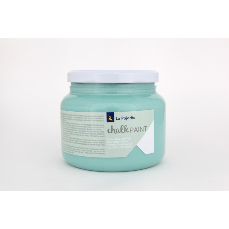 PINTURA PAJARITA CHALK PAINT BOTE 500ML CP-21 VERDE HIELO UNIDAD 104791