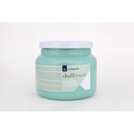 PINTURA PAJARITA CHALK PAINT BOTE 500ML CP-21 VERDE HIELO UNIDAD 104791