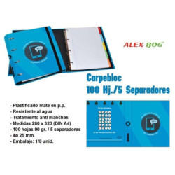 CARPEBLOC DEC RINGBOOK 4A A4 C/RECAMBIO ALEX BOG CONNECTING PEOPLE KR-751
