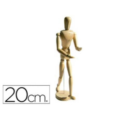 MANIQUI MADERA BARNIZADO 20CM PAE 02060301902