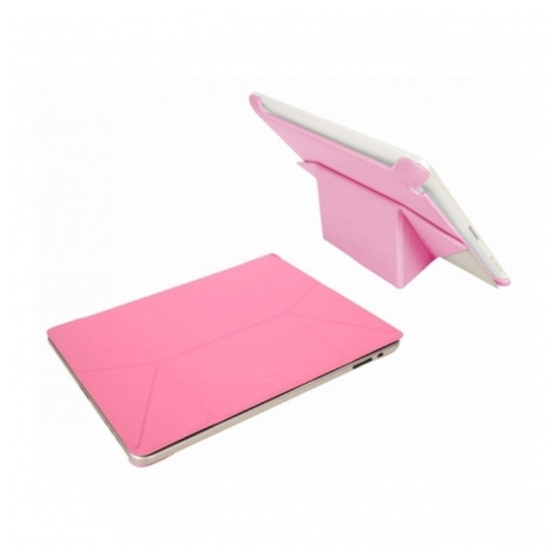 FUNDA TABLET IPAD MINI 7" PRYSE RIGIDO C/IMAN ROSA 4800223 ^