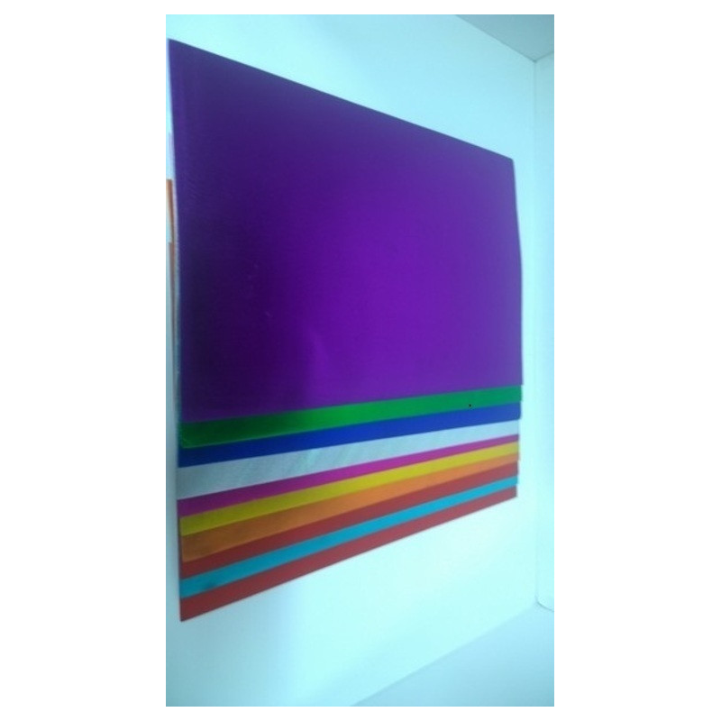 LAMINA EVA 2MM 20*30 METALIZADA PTE 10U SURTIDAS 610