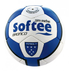 BALON FUTBOL SOFTEE BRONCO LIMITED EDITION AZUL TALLA 7