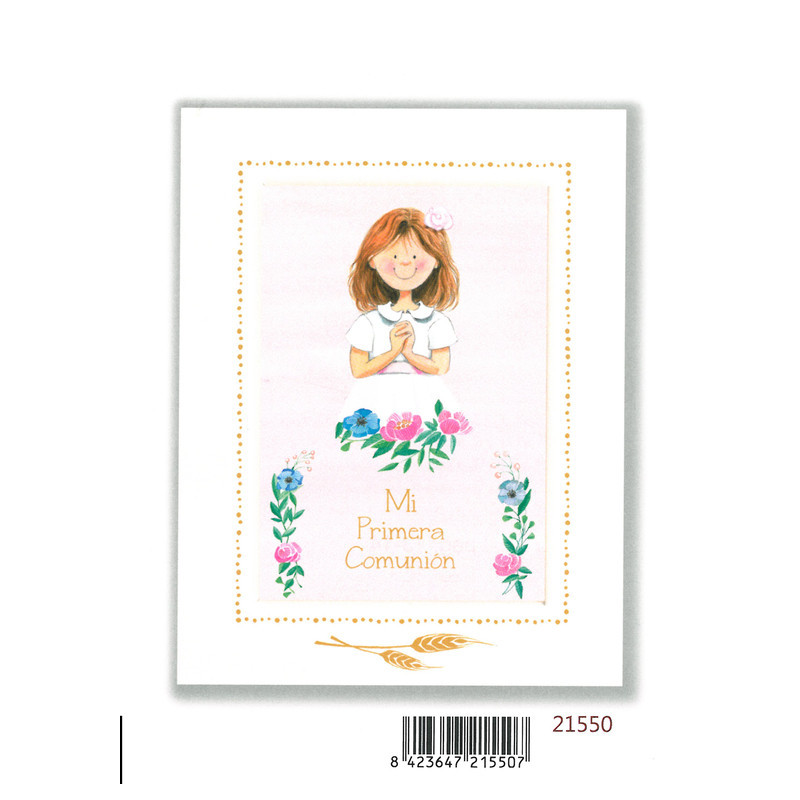 LIBRO COMUNION EDICROMO CUADRO NIÑA 21550