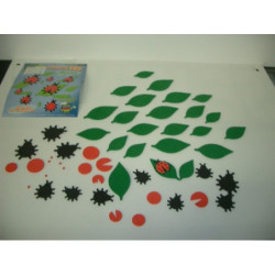 PROYECTOS 3D EVA 2MM ADHESIVAS MARIQUITAS F6169-099 ^