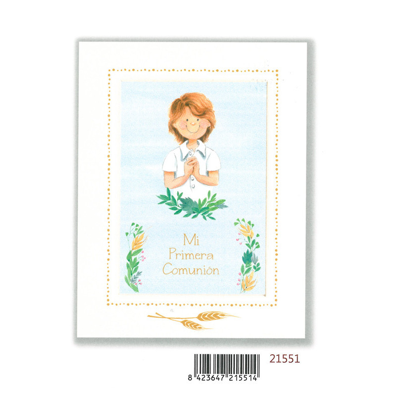 LIBRO COMUNION EDICROMO CUADRO NIÑO 21551
