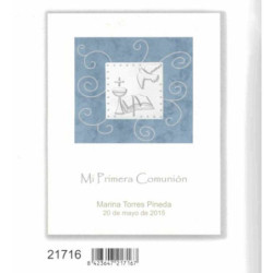 LIBRO COMUNION EDICROMO LUXURY ALUMINIO 21716