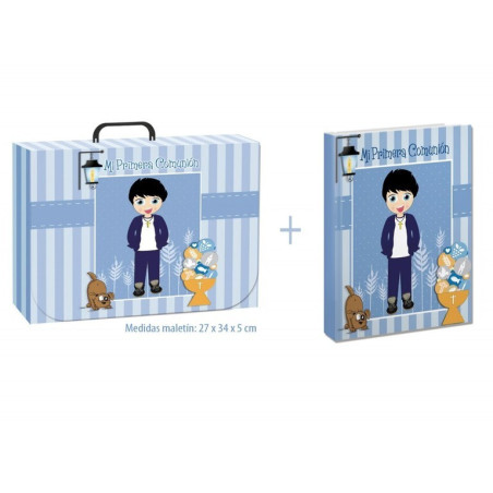 LIBRO COMUNION ARGU IMITACION C/MALETIN NIÑO PERRO 39971