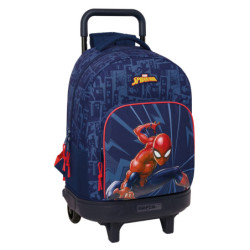 MOCHILA GDE. C/RUEDAS COMPACT EXTRAIBLE SPIDER-MAN SAFTA26 612643918 45X33 UNIDAD