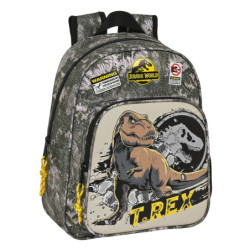 MOCHILA INFANTIL ADAPT.CARRO JURASSIC WORLD "WARNING" 612363524 SAFTA24