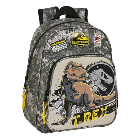 MOCHILA INFANTIL ADAPT.CARRO JURASSIC WORLD "WARNING" 612363524 SAFTA24