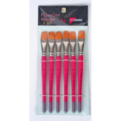 PINCEL PRYSE 61110 Nº 16 MANGO CUADRADO CORTO SINTETICO REDONDO 1R