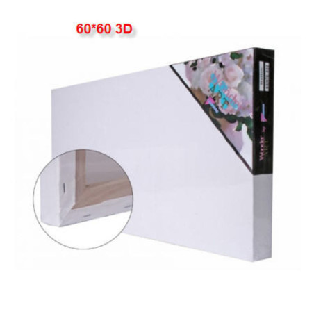 BASTIDOR C/LIENZO TALENS 60*60 3D ANCHO 4CM 95696060