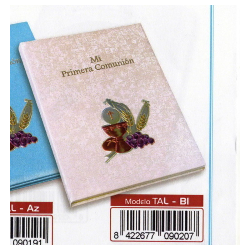 LIBRO COMUNION BULMARK PLACA ALUMINIO PORTARETRATOS BLANCO TAL-BL