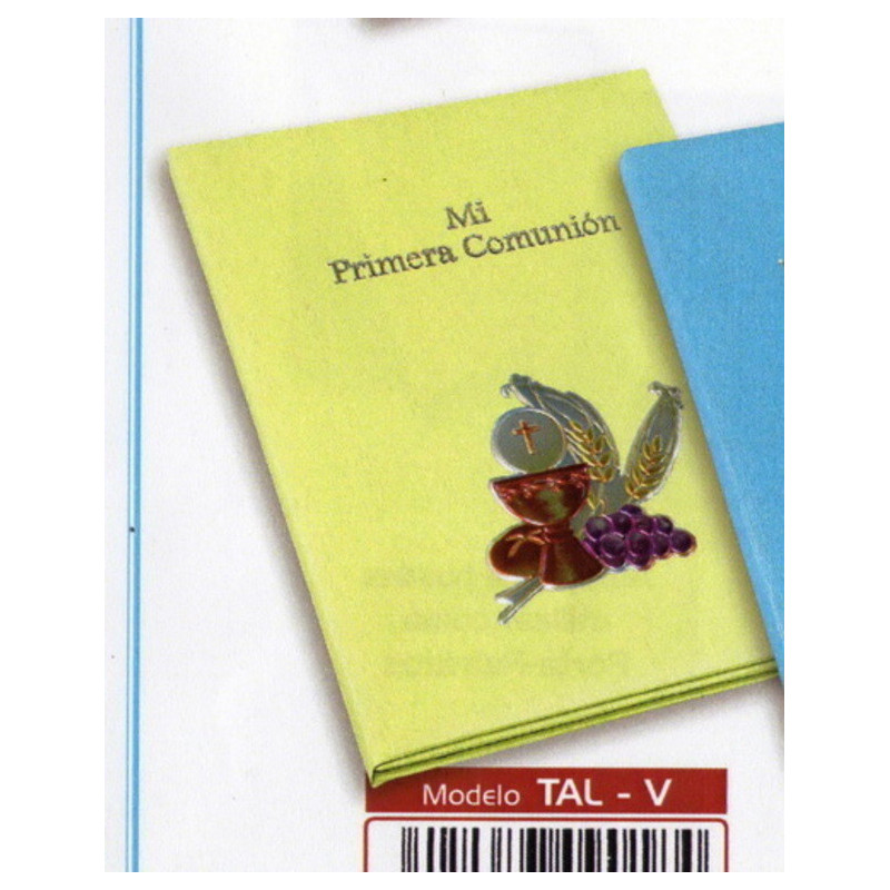 LIBRO COMUNION BULMARK PLACA ALUMINIO PORTARETRATOS VERDE TAL-V