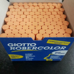 TIZA ROBERCOLOR ANTIPOLVO COLOR C/100U NARANJA GRANEL FILA F539602