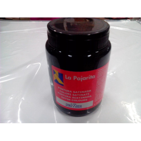 PINTURA PAJARITA 375ML NEGRO L-22 110613