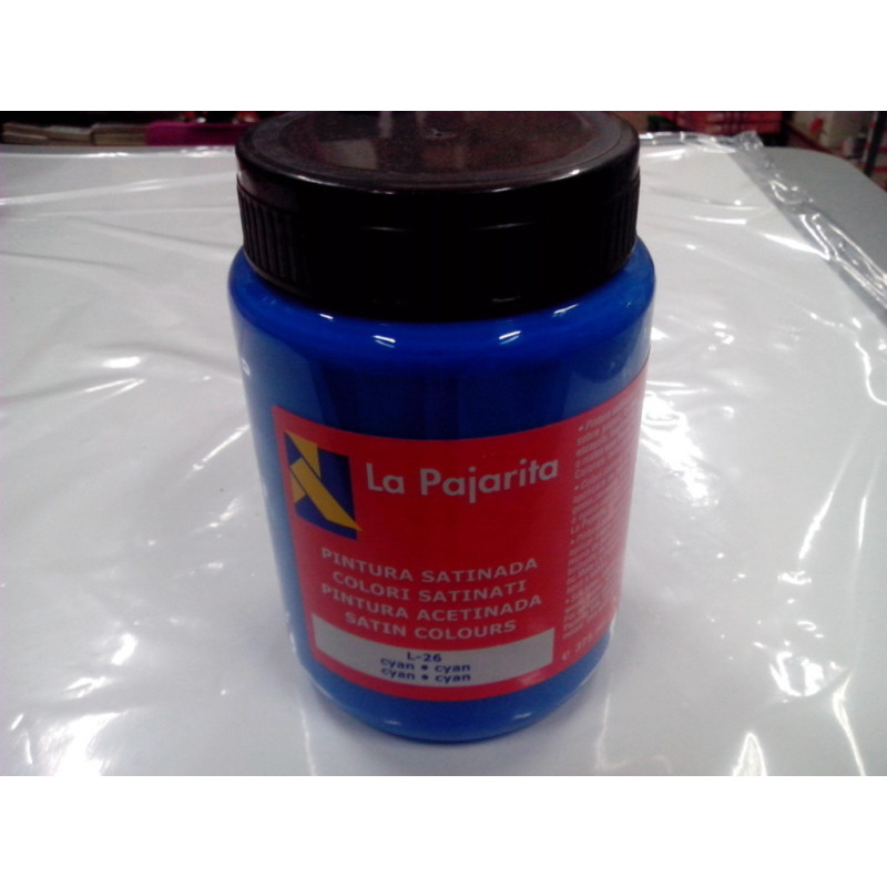 PINTURA PAJARITA 375ML AZUL CYAN L-26 118313