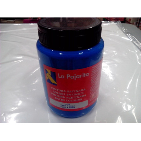 PINTURA PAJARITA 375ML AZUL CYAN L-26 118313