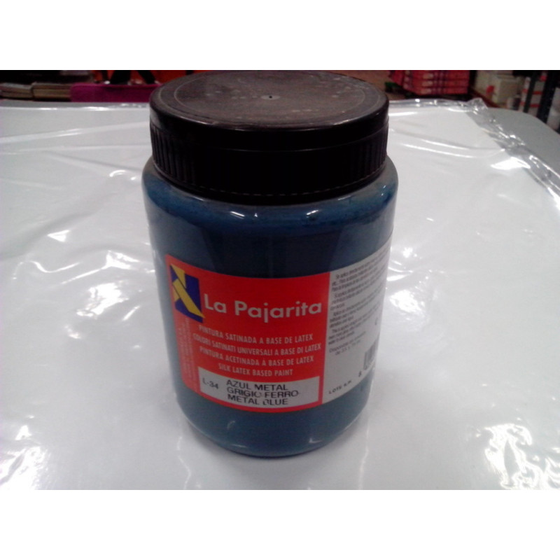 PINTURA PAJARITA 375ML AZUL METAL L-34 169313