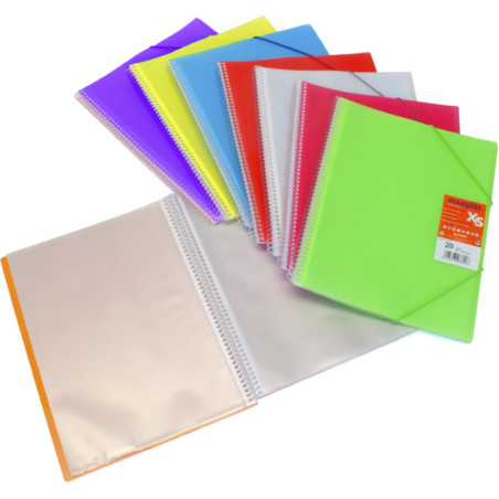 CUADERNO A-4 MAXIPLAS 80H 10F TRANSPARENTE BLANCO 39842500 GRAFOPLAS