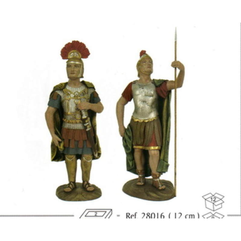 SOLDADOS PIE MARMOLINA 21CM JUEGO 2 PIEZAS OLIVER 28316 ^