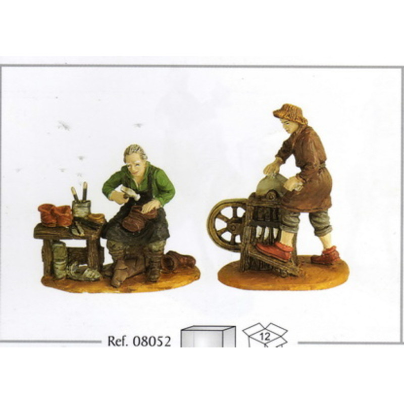 ZAPATERO Y AFILADOR PLASTICO 8CM OLIVER 08052 C/2U ^/