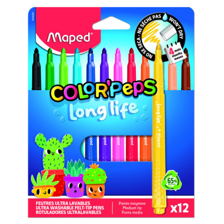 MARCD.ES LONG LIFE 2 CAJA 12u. MAPED