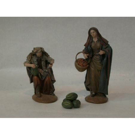 GRUPO LIENZADO MELONERO Y MUJER 17CM 708 ^