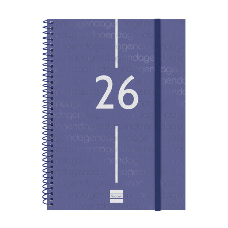 AGENDA YEAR E10 SVH 2026 AZUL+ FINOCAM26 741451026 162 X 14 X 212 MM