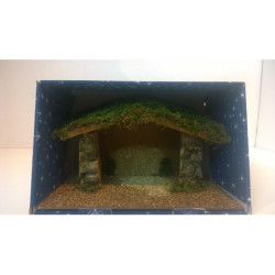 PORTAL PEQUEÑO MADERA Y CORCHO RUSTICO  8CM OLIVER 13321 ^