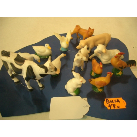 ANIMALES GRANDES PLASTICO ESP. PTE 48U ^