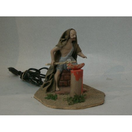 CARNICERO LIENZADO 14CM CON MOVIMIENTO 000211 ^