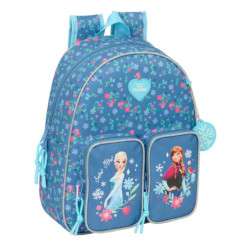 MOCHILA INFANTIL BOLSILLOS ADAPT.CARRO FROZEN SAFTA26 612673609 34X28 UNIDAD