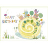 TARJETA FELICITACION ARGU TURNOWSKY HAPPY BIRTHDAY CARACOL 46696 UNIDAD