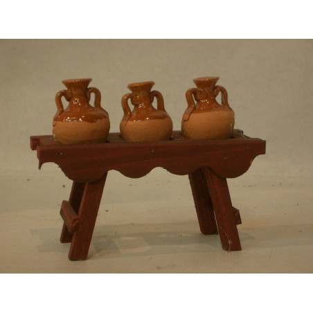 CANTARERA 3 CANTAROS CERAMICA GRANDE   808 ^