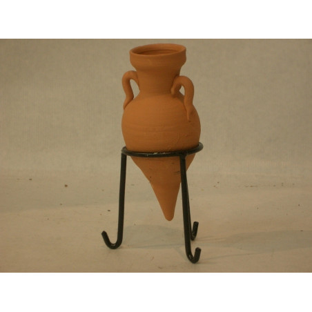 ANFORA CERAMICA C/ARO METAL 815 ^