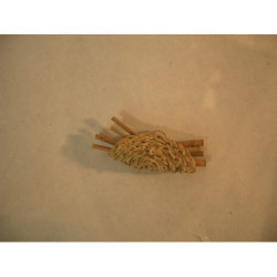 CESTA ESPARTO COSIDA CON LEÑA 846 ^