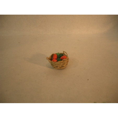 CESTA ESPARTO CON PIMIENTOS 848 ^