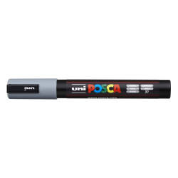 MARCADOR UNI-BALL POSCA PC-5M PUNTA REDONDA 1,8-2,5MM GRIS -37- 152769000